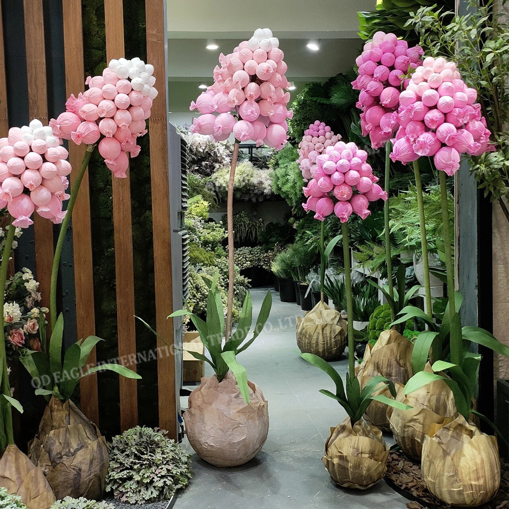 Handmade paper grape hyacinth giant flower